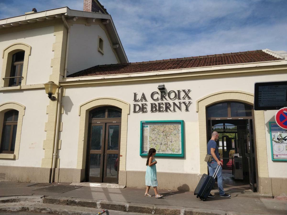 Le Parisien T1Antony-Berny By Beds4Wanderlust - 35M2 Avec Balcon - Aeroport Orly 5Miles - Train Station Rer B Orlyval 1Mileアパートメント エクステリア 写真